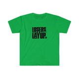 Losers Layup Men's Fitted Short Sleeve Tee