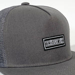 Gray Trucker Snapback