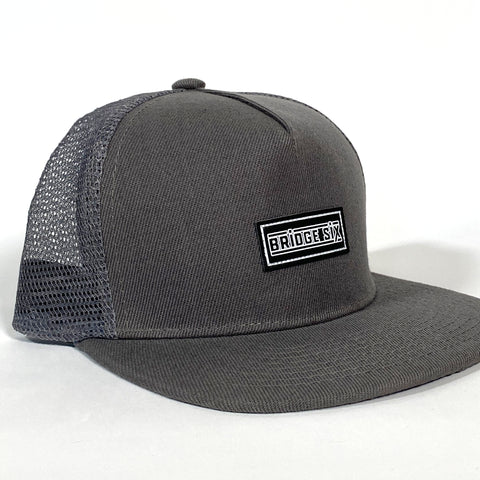 Gray Trucker Snapback