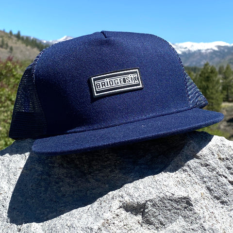 Navy Trucker Snapback