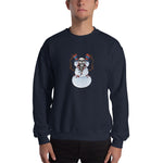 Skully Snowman Escape Unisex Sweatshirt