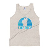 Lake Tahoe Circle Summer Unisex Tank Top