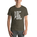 Kick Push Repeat Short-Sleeve Unisex T-Shirt