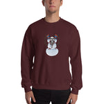 Skully Snowman Escape Unisex Sweatshirt