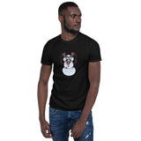 Skully Snowman Escape Short-Sleeve Unisex T-Shirt