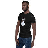 Skully Snowman Escape Short-Sleeve Unisex T-Shirt