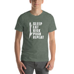 Kick Push Repeat Short-Sleeve Unisex T-Shirt