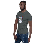 Skully Snowman Escape Short-Sleeve Unisex T-Shirt