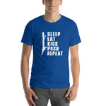 Kick Push Repeat Short-Sleeve Unisex T-Shirt