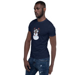 Skully Snowman Escape Short-Sleeve Unisex T-Shirt