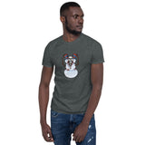 Skully Snowman Escape Short-Sleeve Unisex T-Shirt