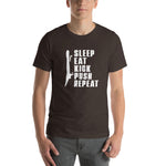 Kick Push Repeat Short-Sleeve Unisex T-Shirt