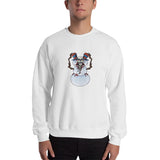 Skully Snowman Escape Unisex Sweatshirt