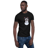 Skully Snowman Escape Short-Sleeve Unisex T-Shirt