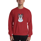 Skully Snowman Escape Unisex Sweatshirt