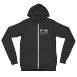 Unisex zip hoodie